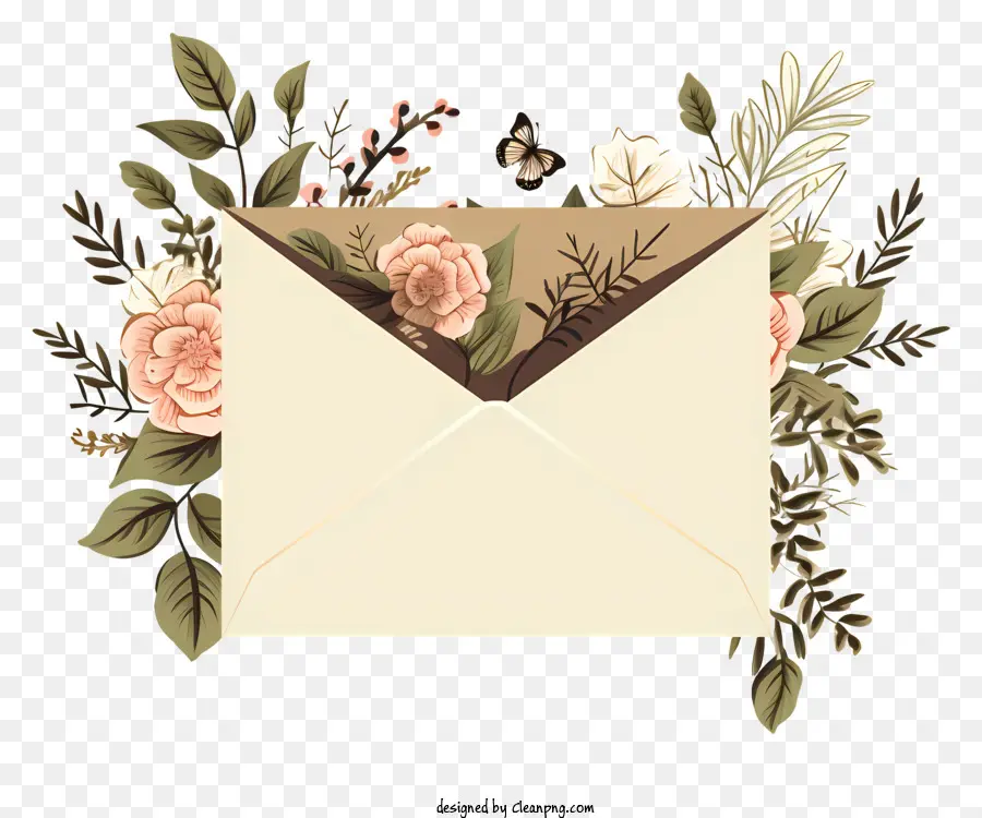 Envelope，Flores PNG