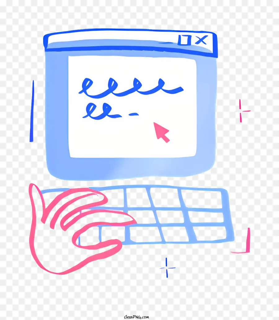 Computador，Teclado PNG