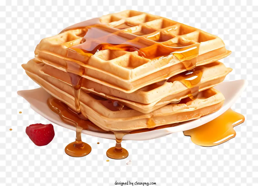 Waffles，Xarope De PNG