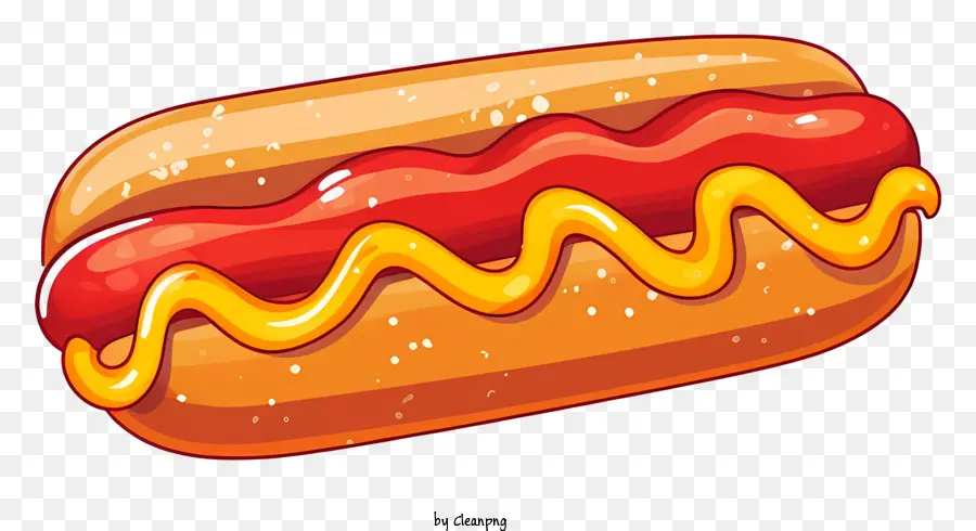 Caricatura De Cachorro Quente，Chef Hot Dog PNG