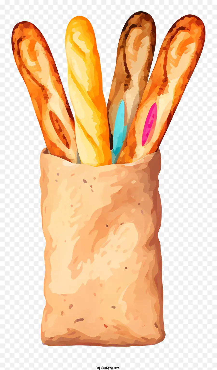 Batatas Fritas，Baguetes PNG