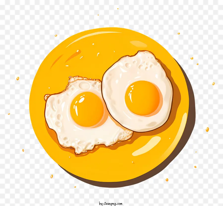 Ovos Fritos，Pequeno Almoço PNG