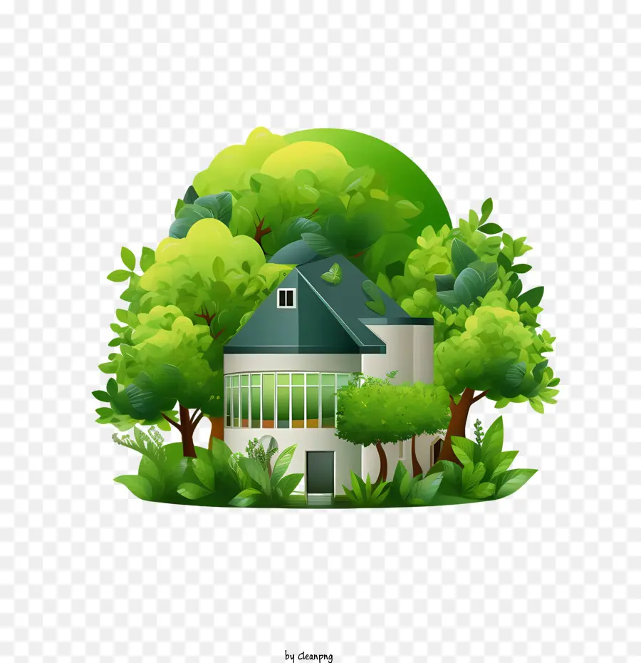 Casa Ecológica，House PNG