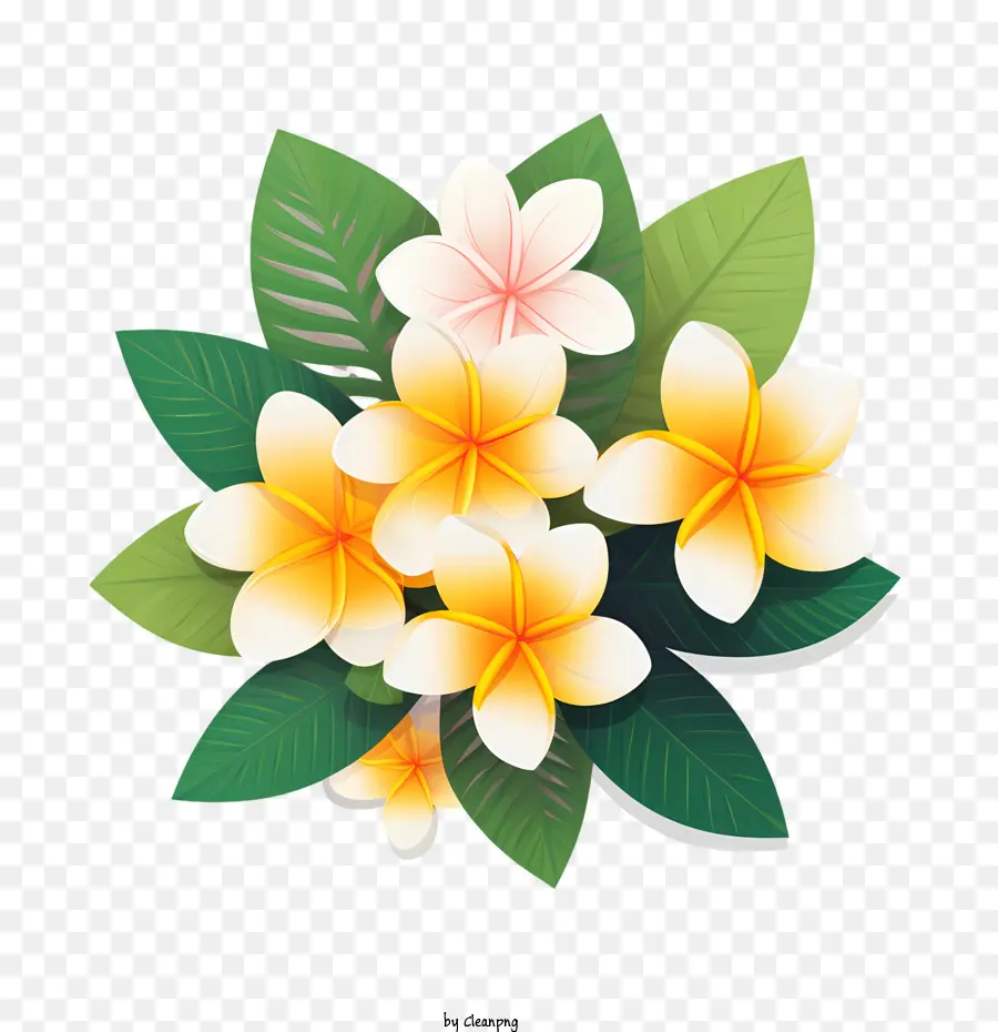 Plumeria Flor，Plumeria PNG