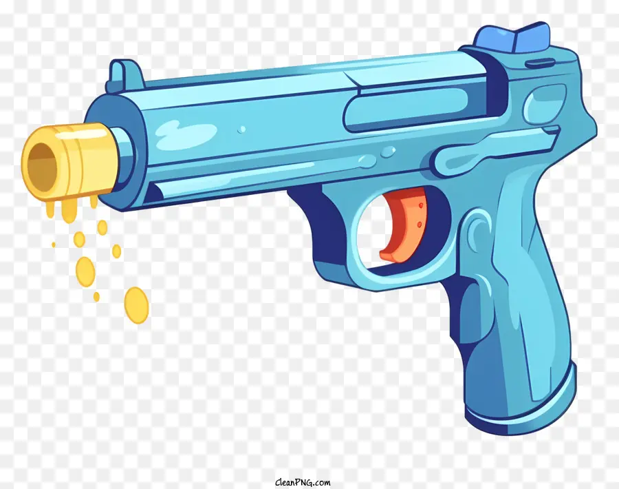 Gun Azul，Buraco No Barril PNG