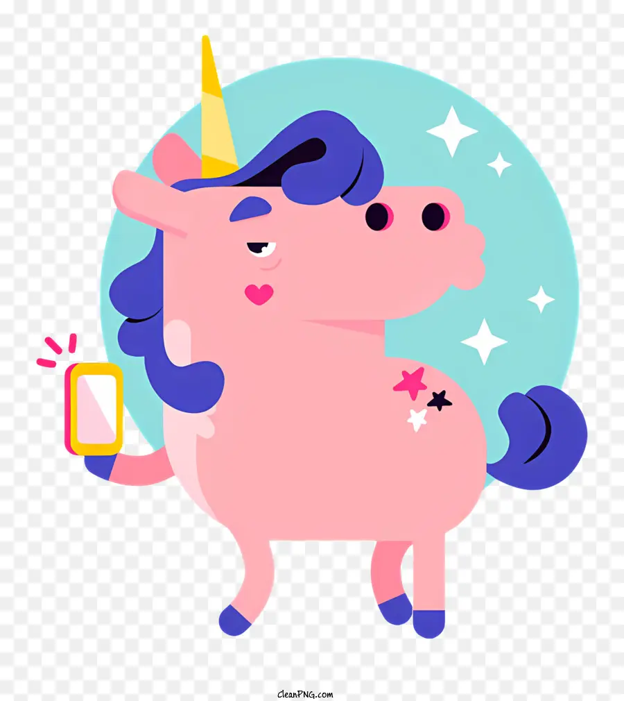 Unicórnio，Smartphone PNG