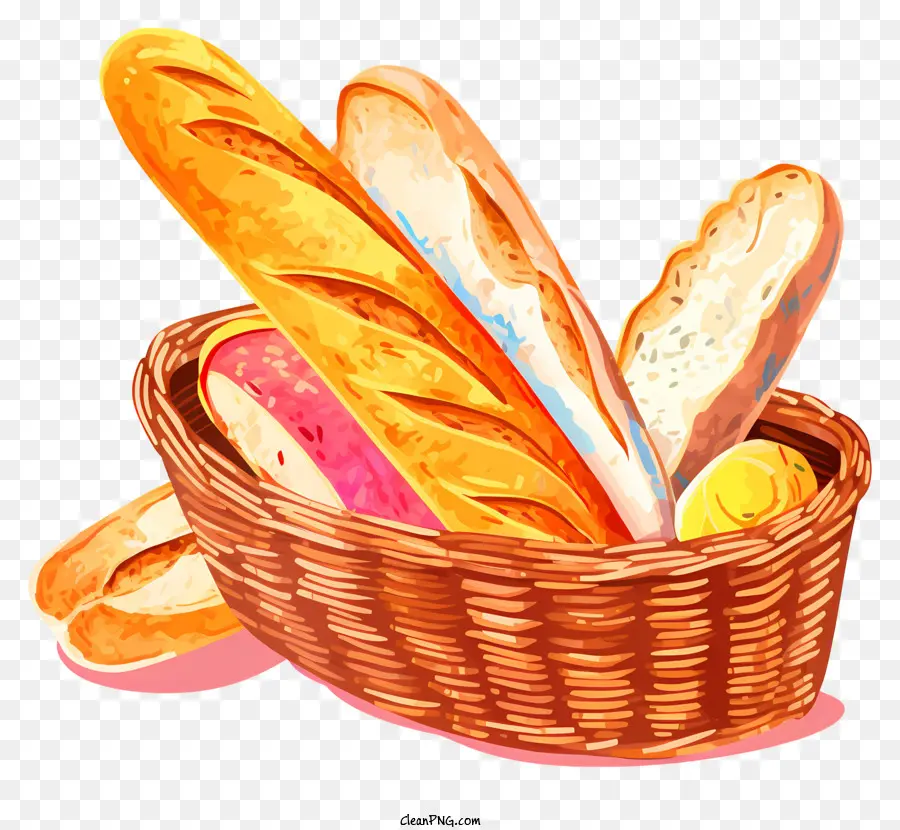 Baguettes，Baguetas De Flourcobered PNG