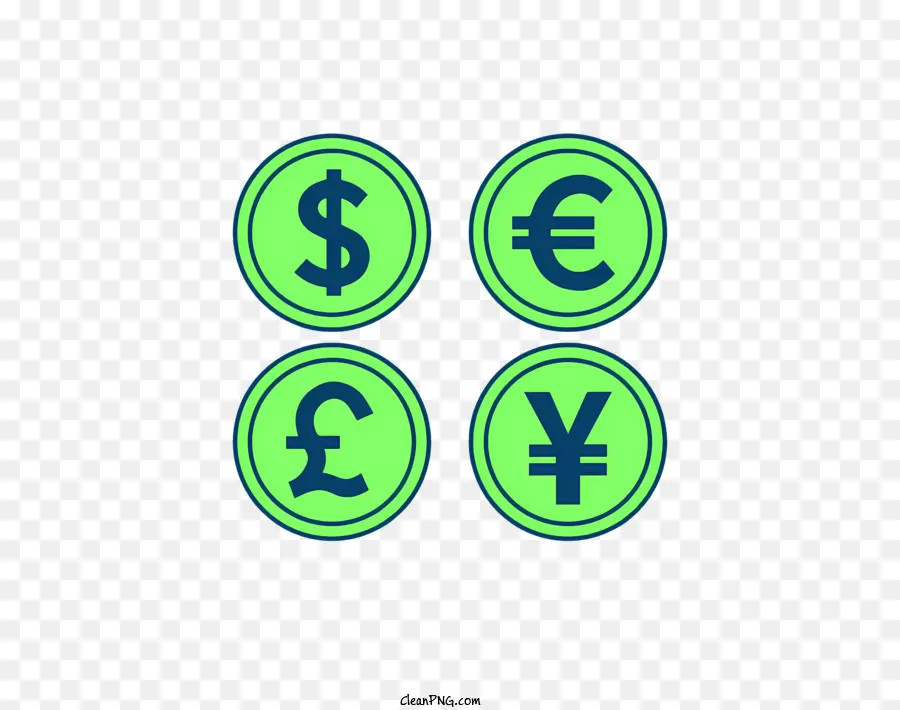 Símbolos De Moeda，Sinal De Dólar PNG