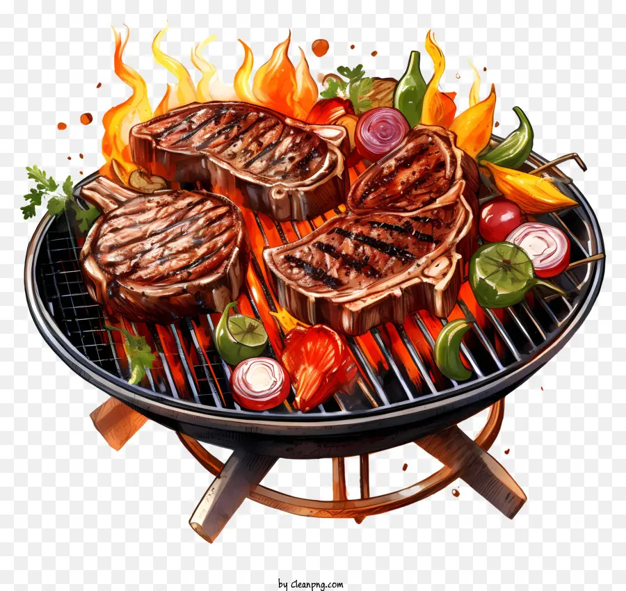 Bbq Grill，Tipos De Carne PNG
