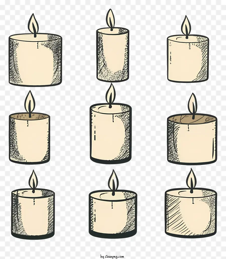 Velas，Chama PNG