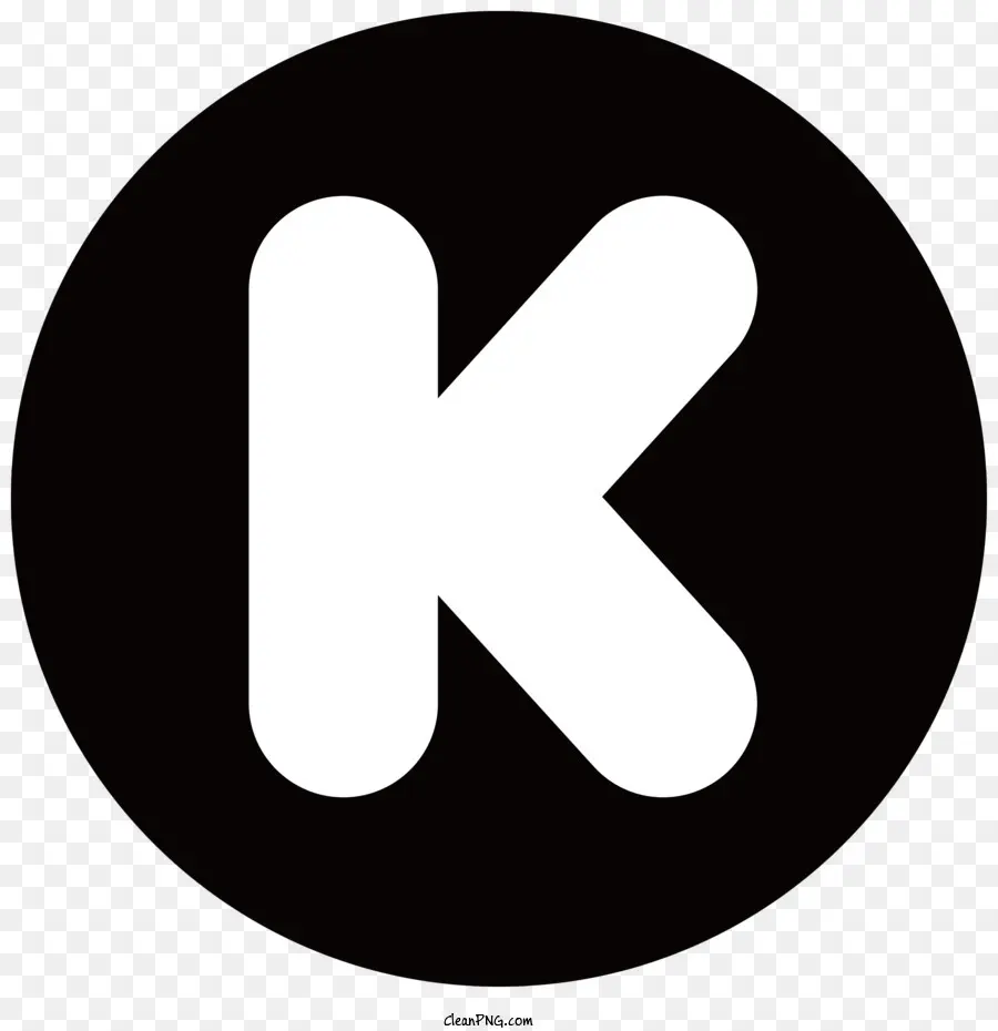 Preto E Branco Logo，Empresa K Logotipo PNG