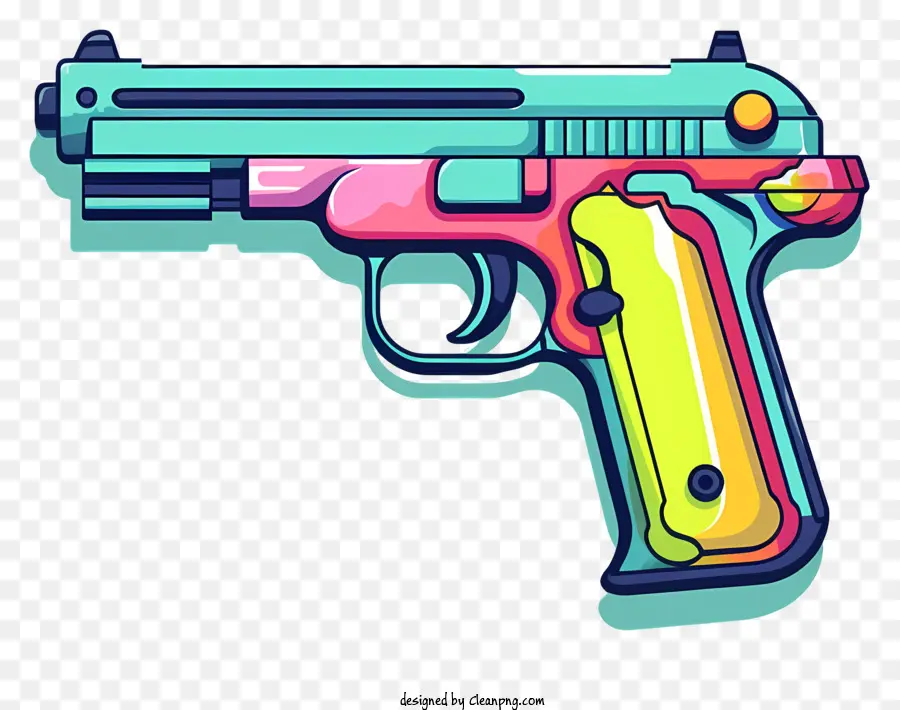 Pistola Colorida，Muzzle PNG