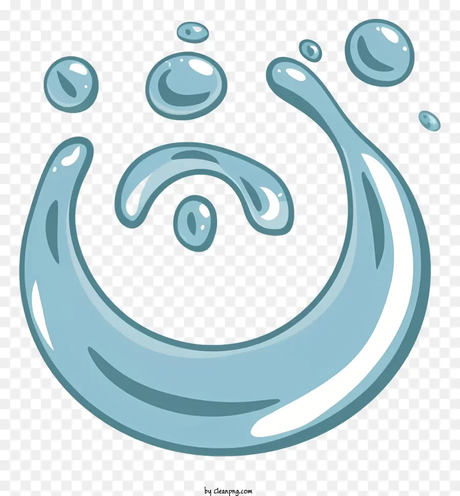 água Símbolo，Logotipo Do Blue Circle PNG