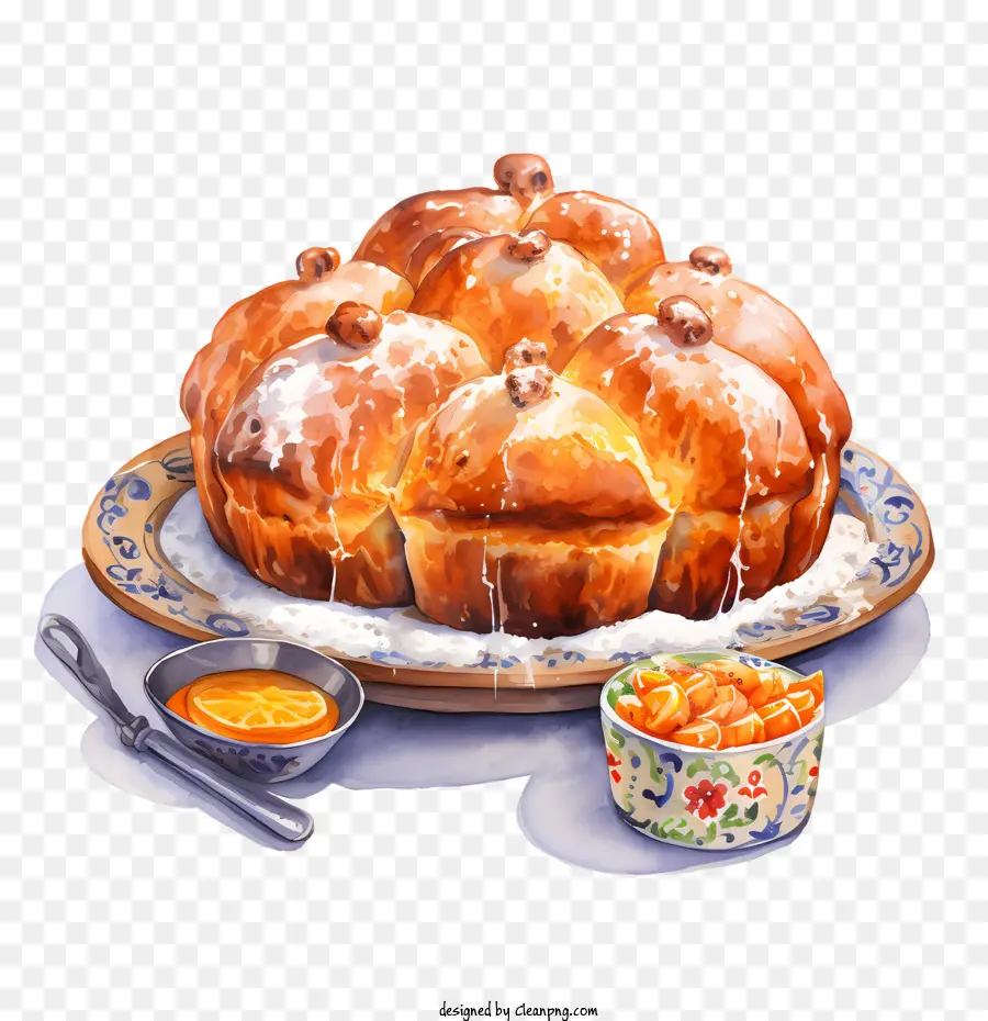 Pan De Muerto，Doces PNG