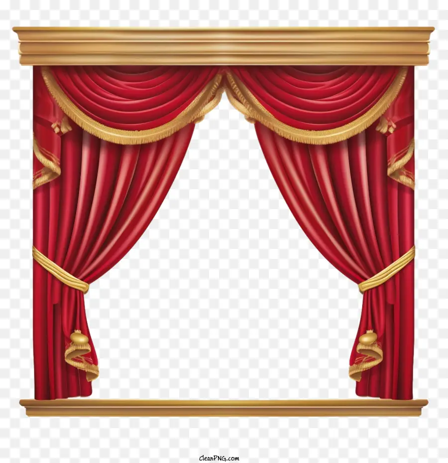 Cortina Vermelha，Cortinas De Teatro Vermelhas PNG