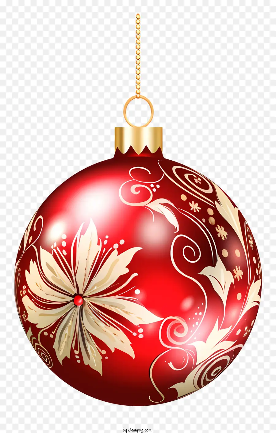 Ornamento Vermelho，Enfeite De Natal PNG