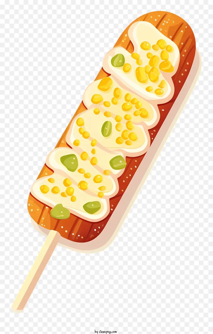 Sanduíche，Cachorro Quente Com Creme PNG