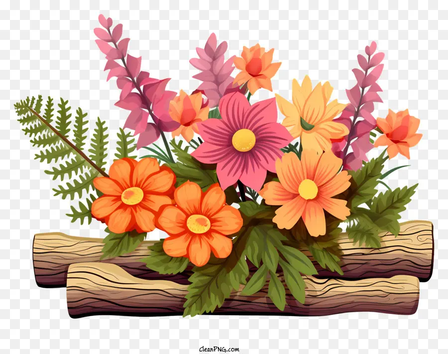 Bouquet Of Flowers，Várias Cores De Flores PNG