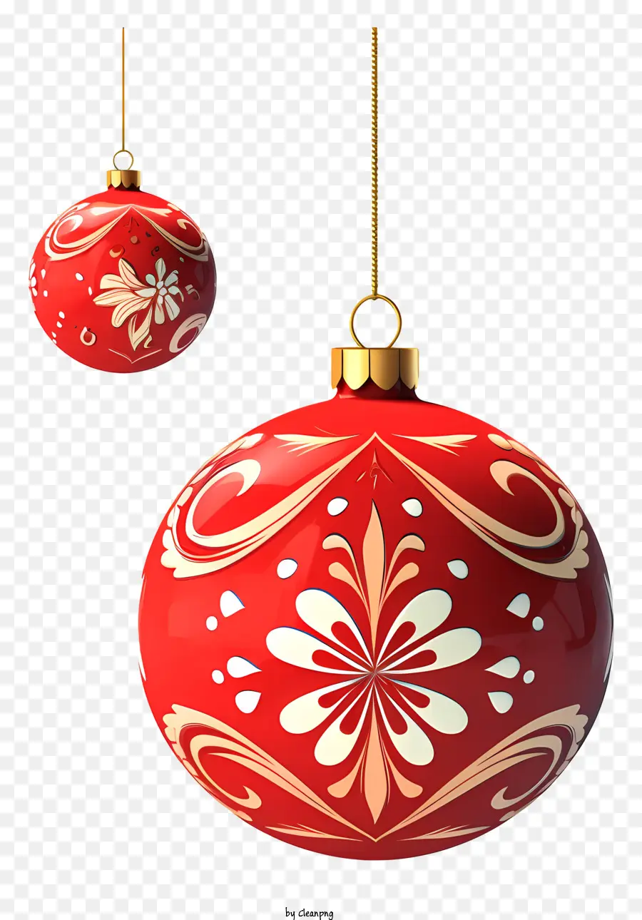 Enfeite De Natal，Enfeite Vermelho PNG