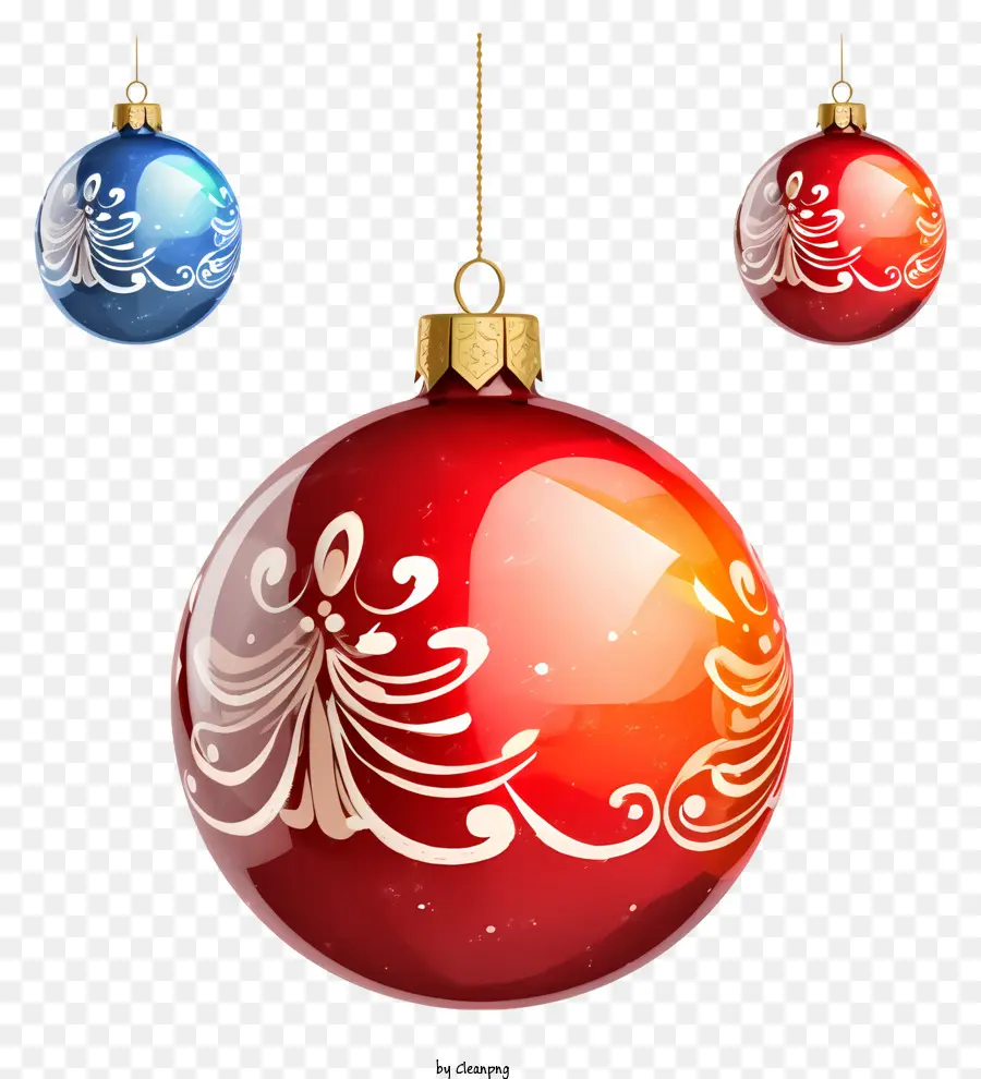 Bolas De Natal，Designs De Ornamentos PNG