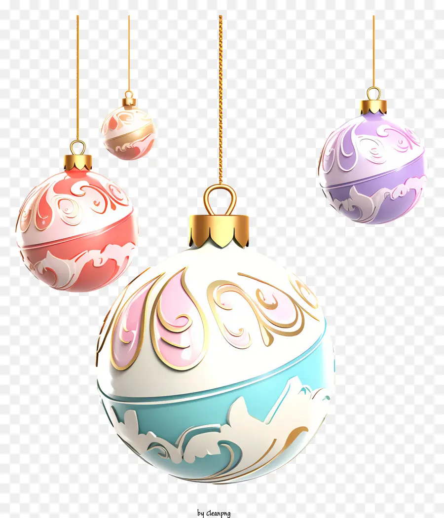 Decorações De Natal，Bolas Ornamentais PNG