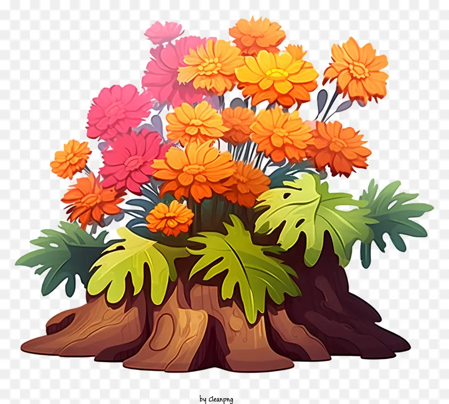 Flores Coloridas，Arranjo De Flores PNG