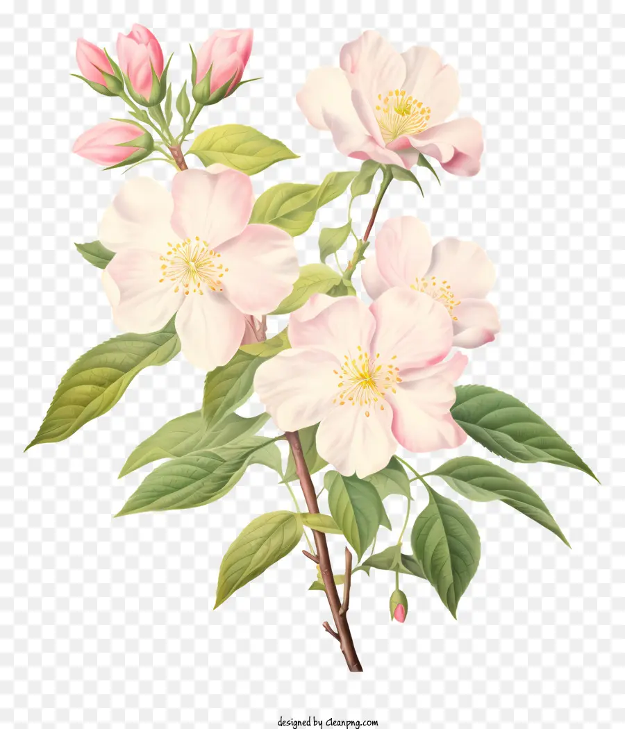 árvore De Flores，Flores Brancas PNG