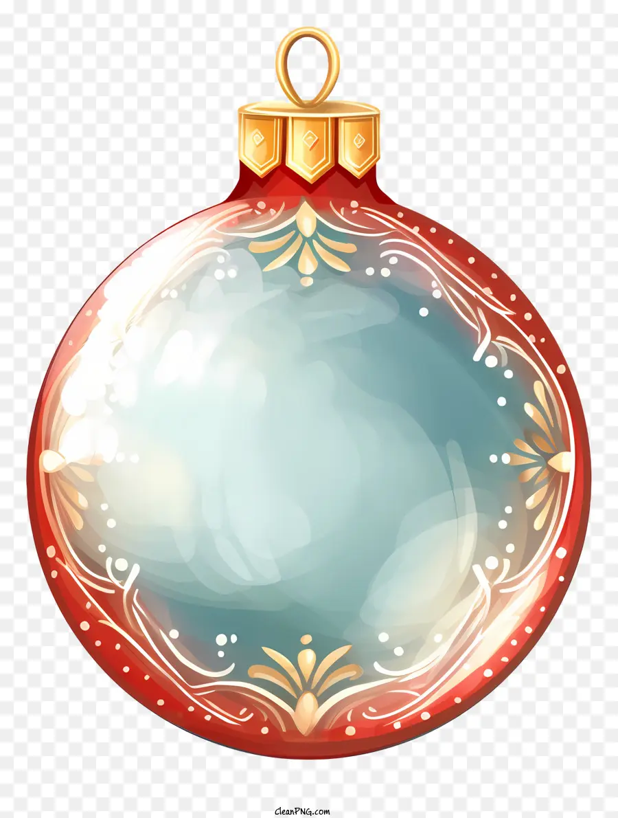 Enfeite De Natal，Fita Vermelha PNG