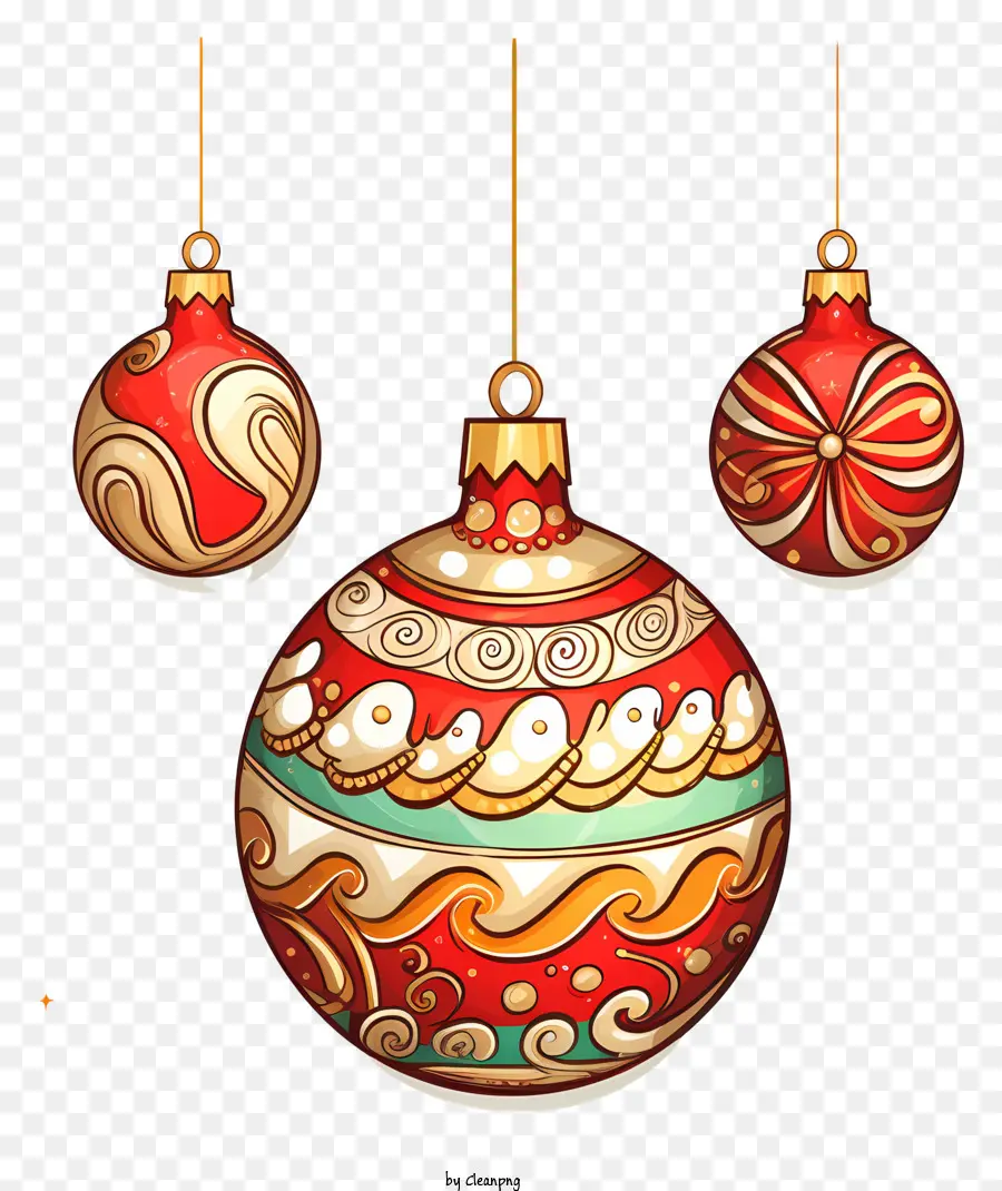 Bolas De Natal，Ornamentado PNG