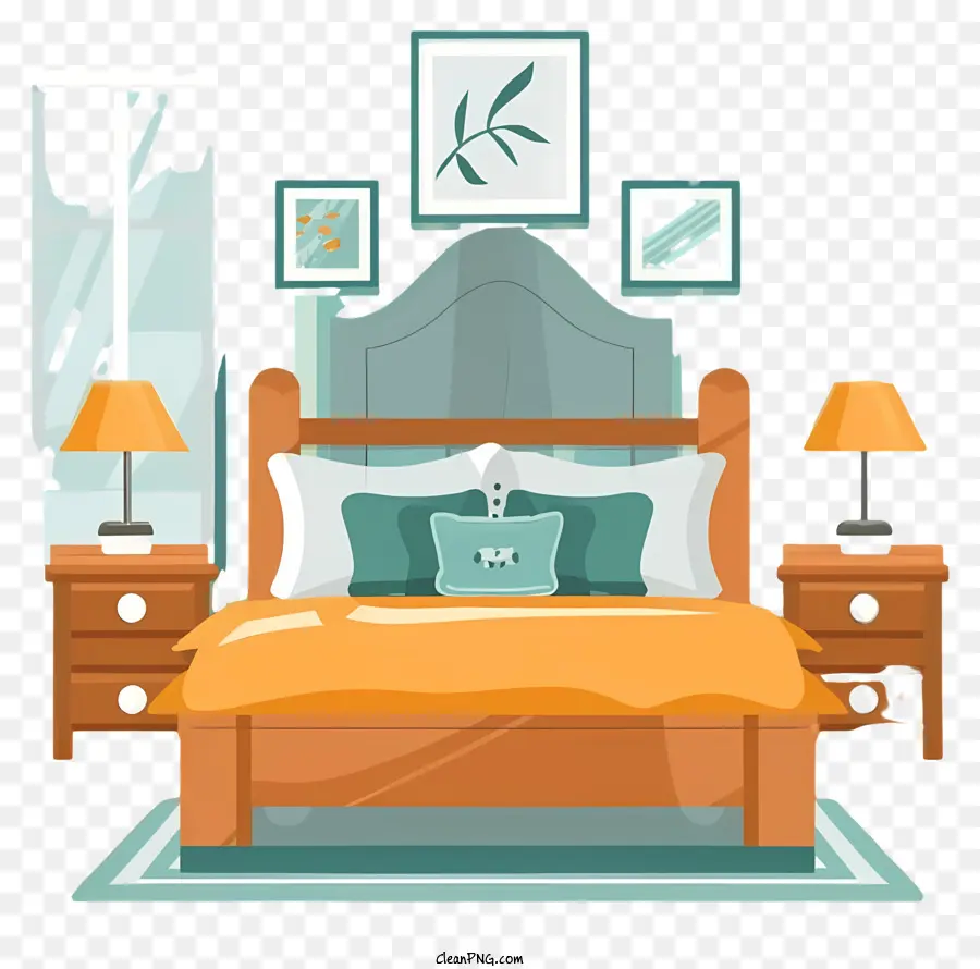 Quarto，Cama PNG