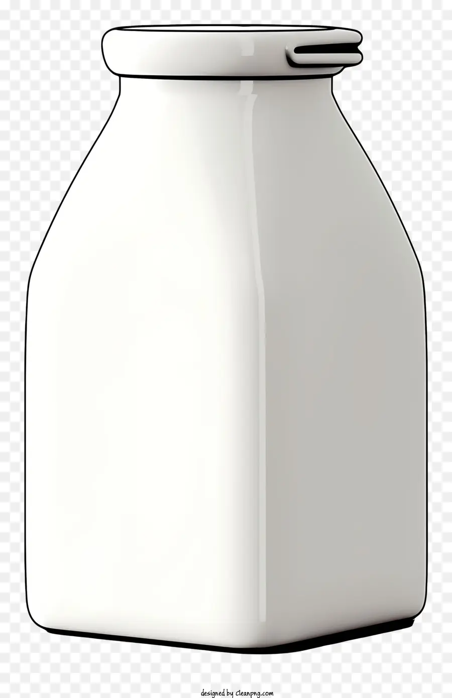 Branco Jar，Pequena Abertura PNG