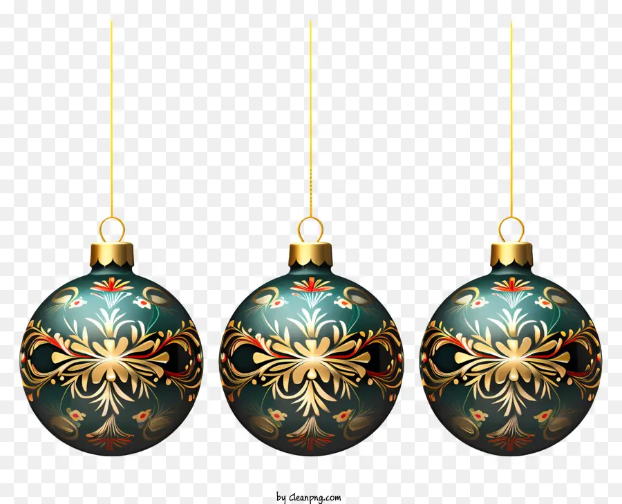 Bolinhas De Natal，Decorações Ornamentadas PNG