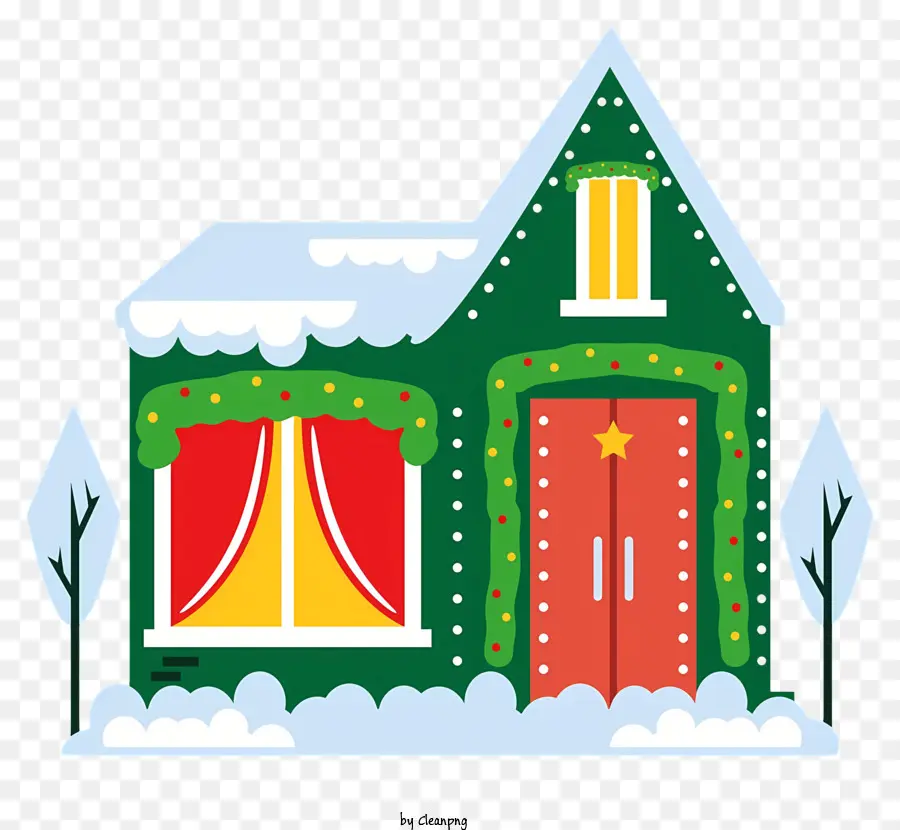 Casa Do Natal，Pequena Casa Verde PNG