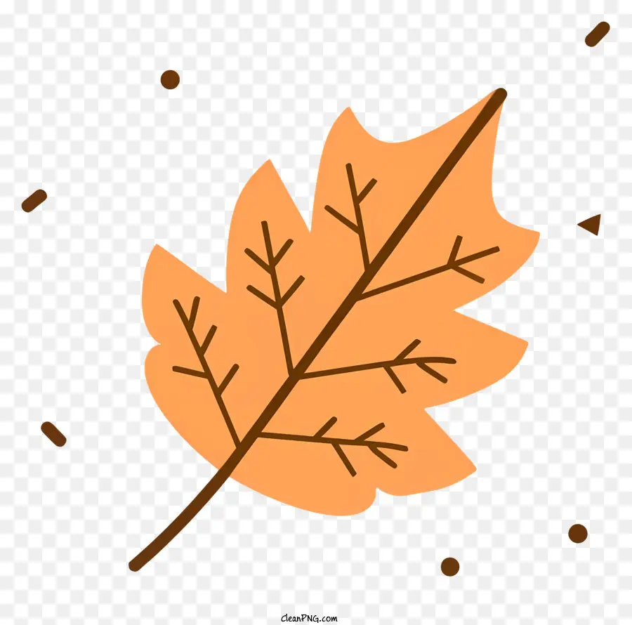 Autumn Leaf，Marrom Folha PNG