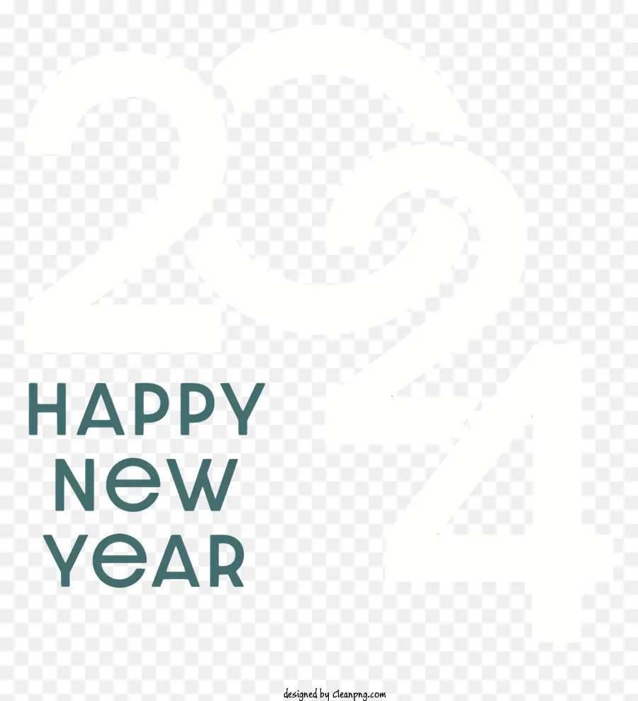 Feliz Ano Novo，Design De Texto PNG