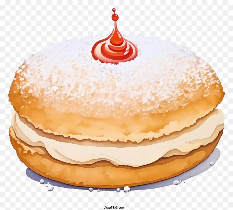 Rosquinha，Pastelaria Recheada De Creme PNG