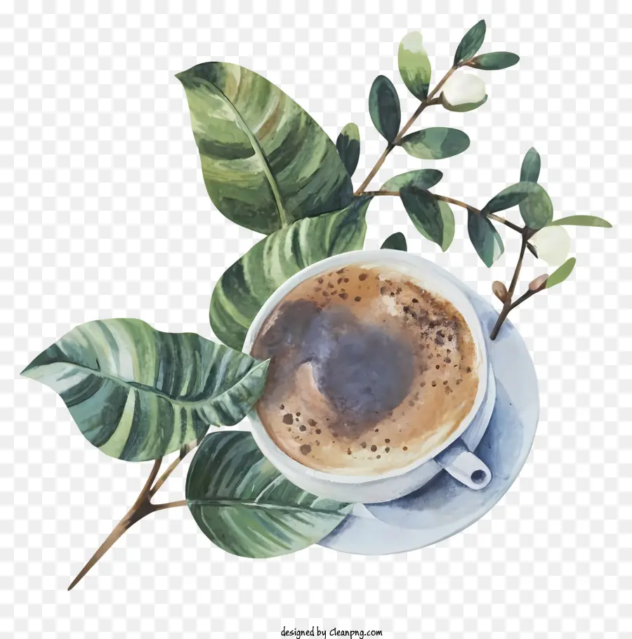 Pintura，Xícara De Café PNG