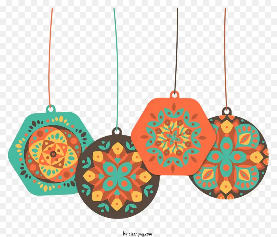 Decorações Ornamentadas，Ornamentos PNG