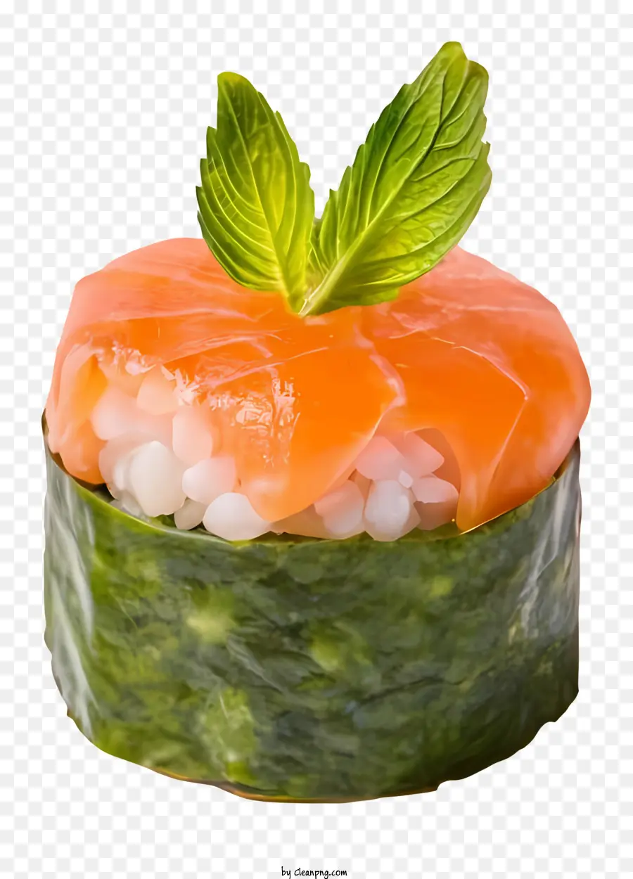 Rolo De Sushi，Sushi De Salmão PNG