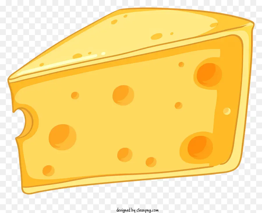 Queijo Com Buracos，Queijo Amarelo PNG