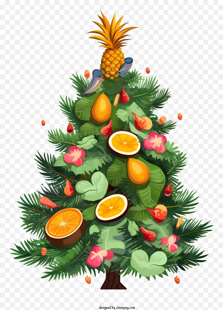Decorações Para Árvores De Natal，Árvore De Natal Da Fruta PNG