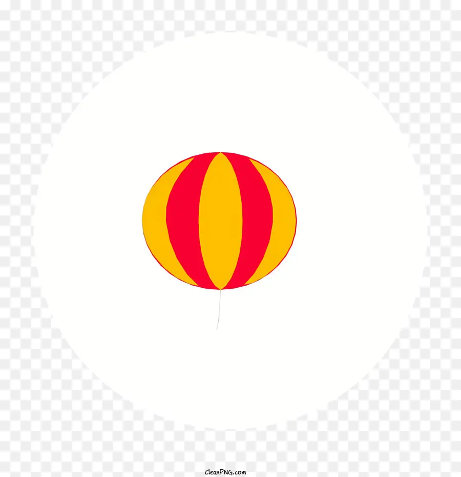 Círculo Branco，Círculo Listrado Vermelho E Amarelo PNG