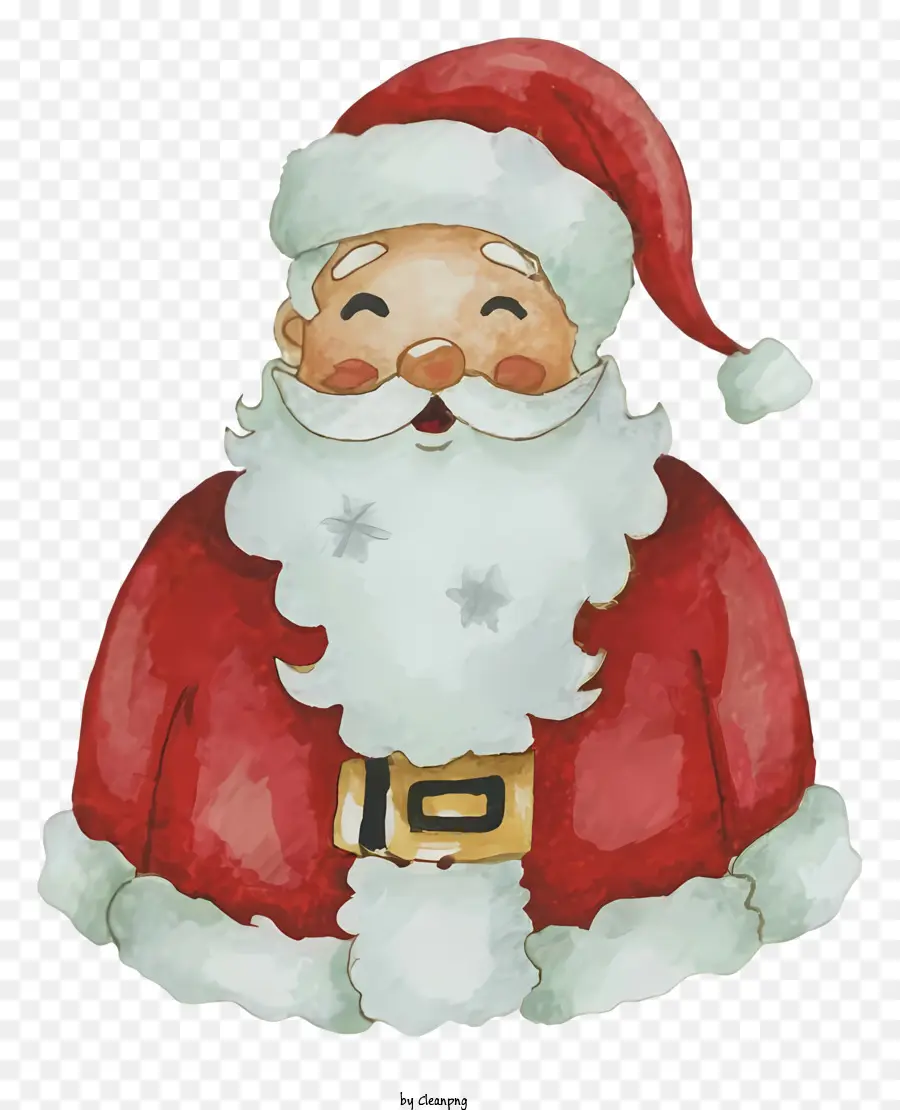 Papai Noel，Terno Vermelho E Branco PNG