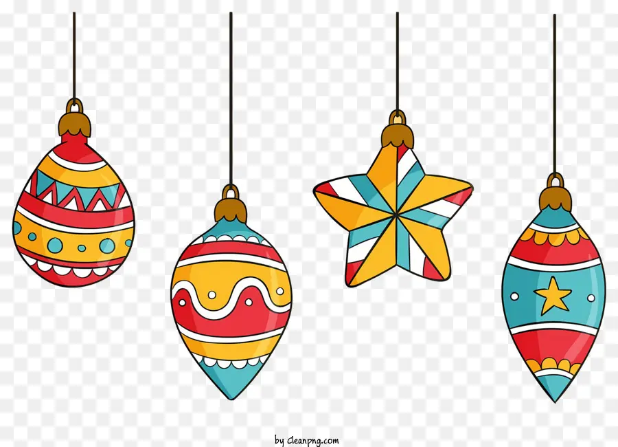 Enfeites De Natal，Decorações Penduradas PNG