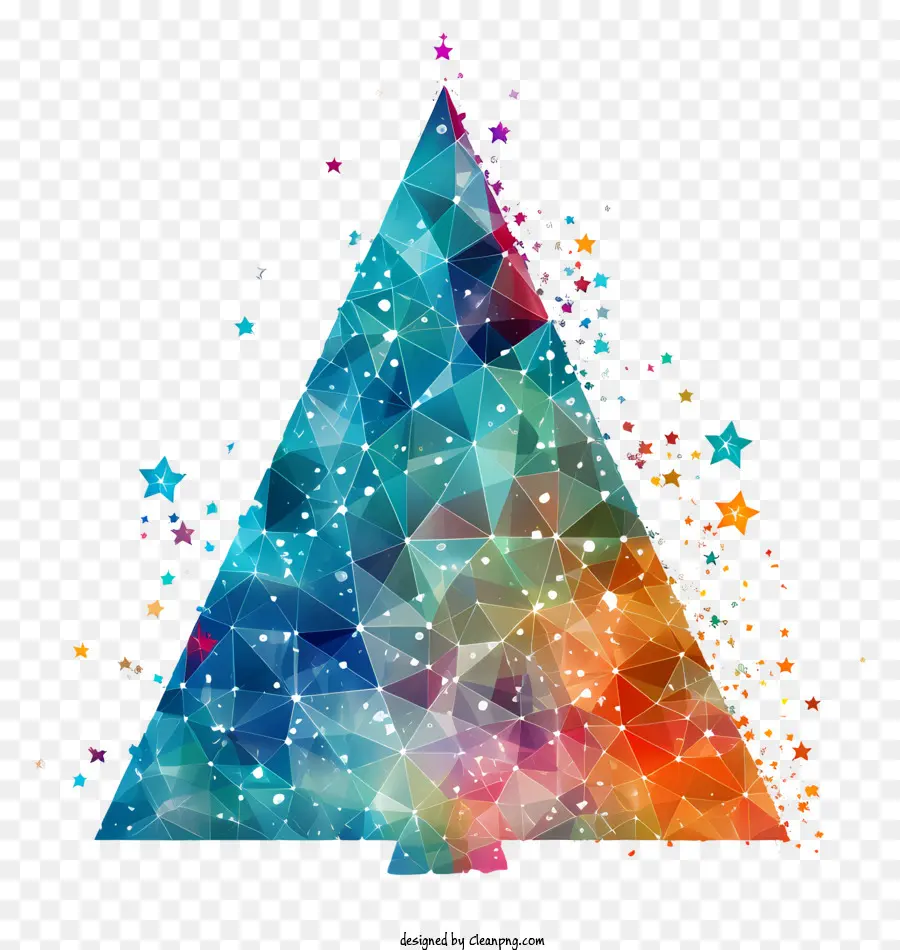 árvore De Natal，Triângulos PNG