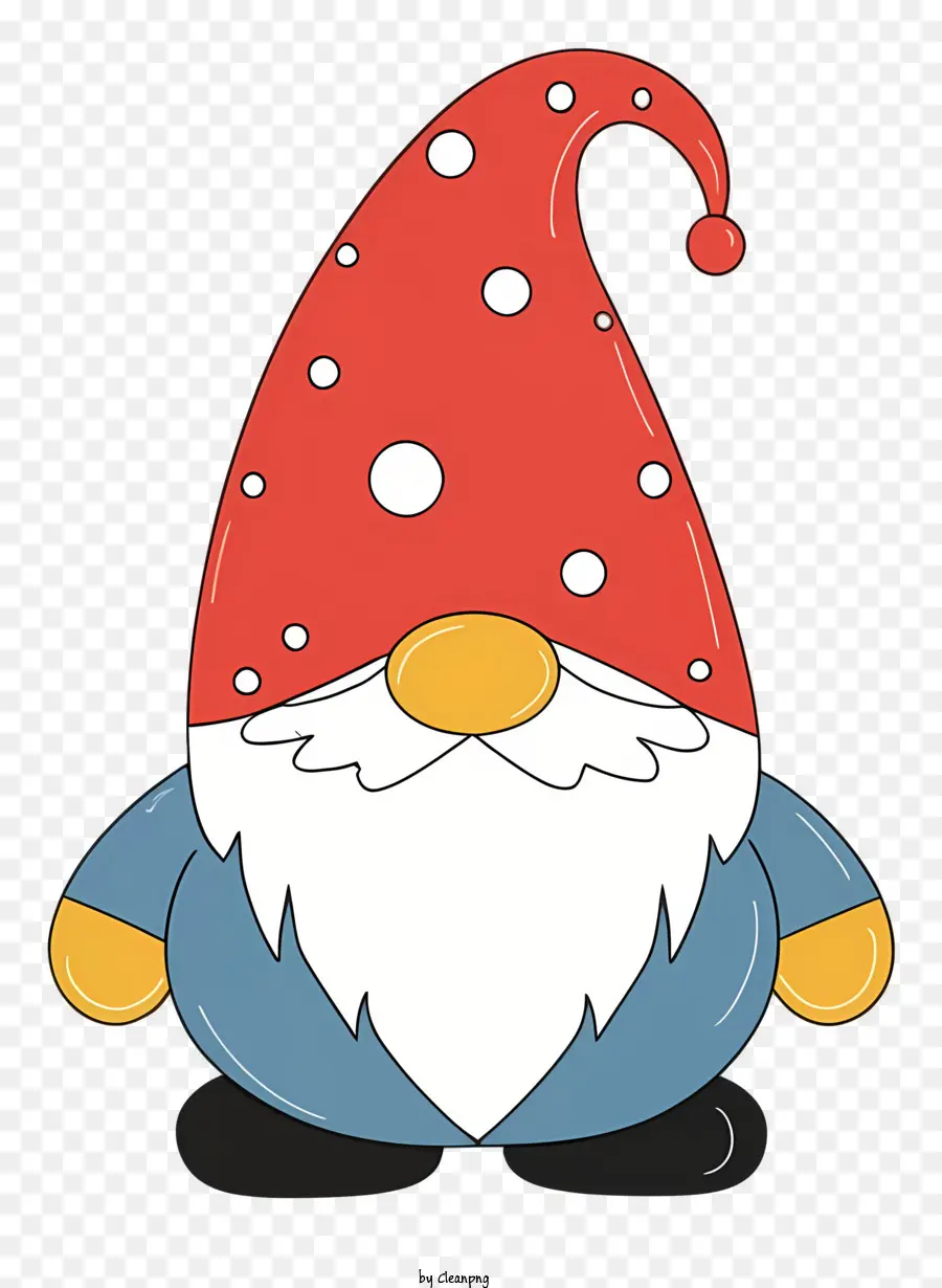 Gnome De Caracton，Vermelho E Chapéu Branco PNG