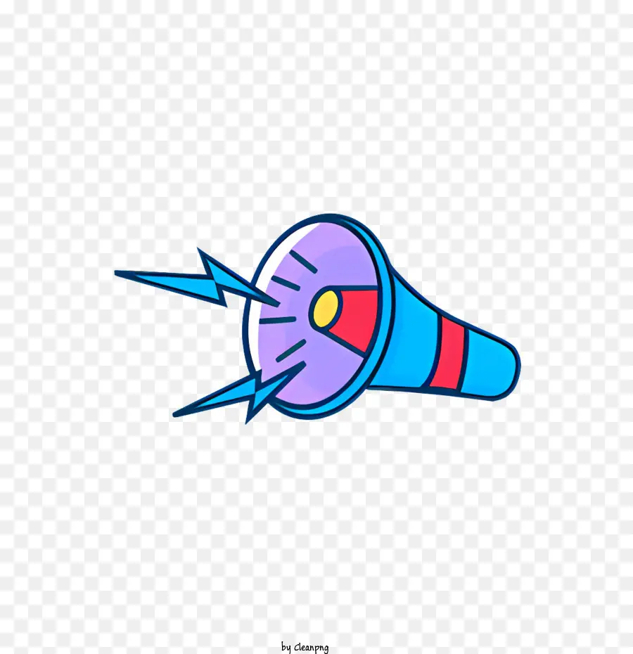 Megafone，Lightning Bolt PNG