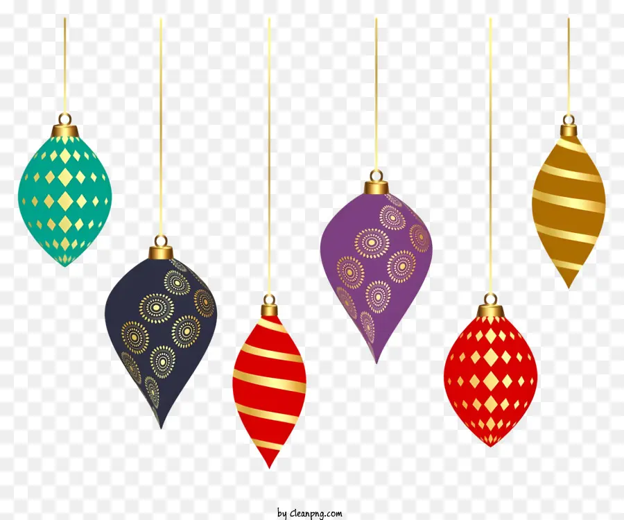 Ornamentos Coloridos，Ornamentos Triangulares PNG