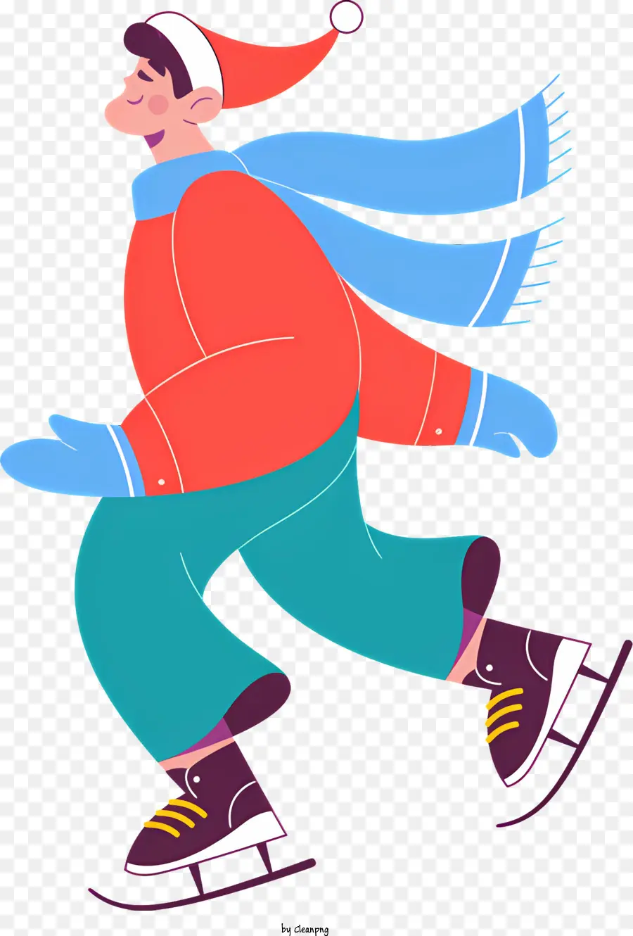 Patinação No Gelo，Patinação De Desenhos Animados PNG