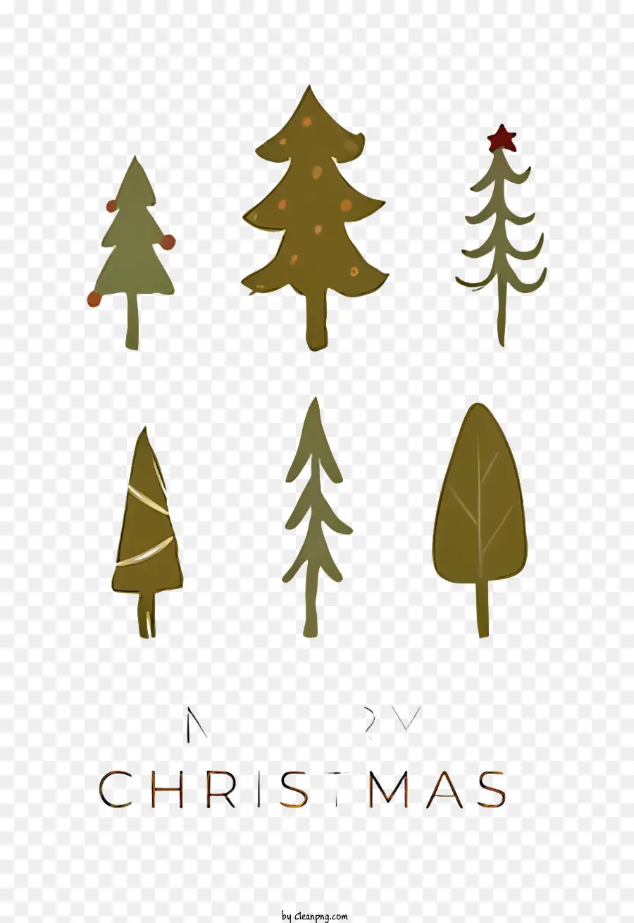 árvores De Natal，Decoração Festiva PNG